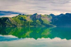 Green and fertile mountains